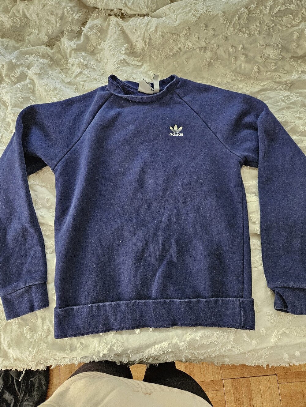 Navt Blue Adidas Sweatshirt